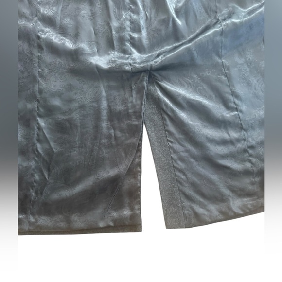 MANTONI TOP COAT CHARCOAL BLACK WOOL/CASHMERE - Picture 6 of 12